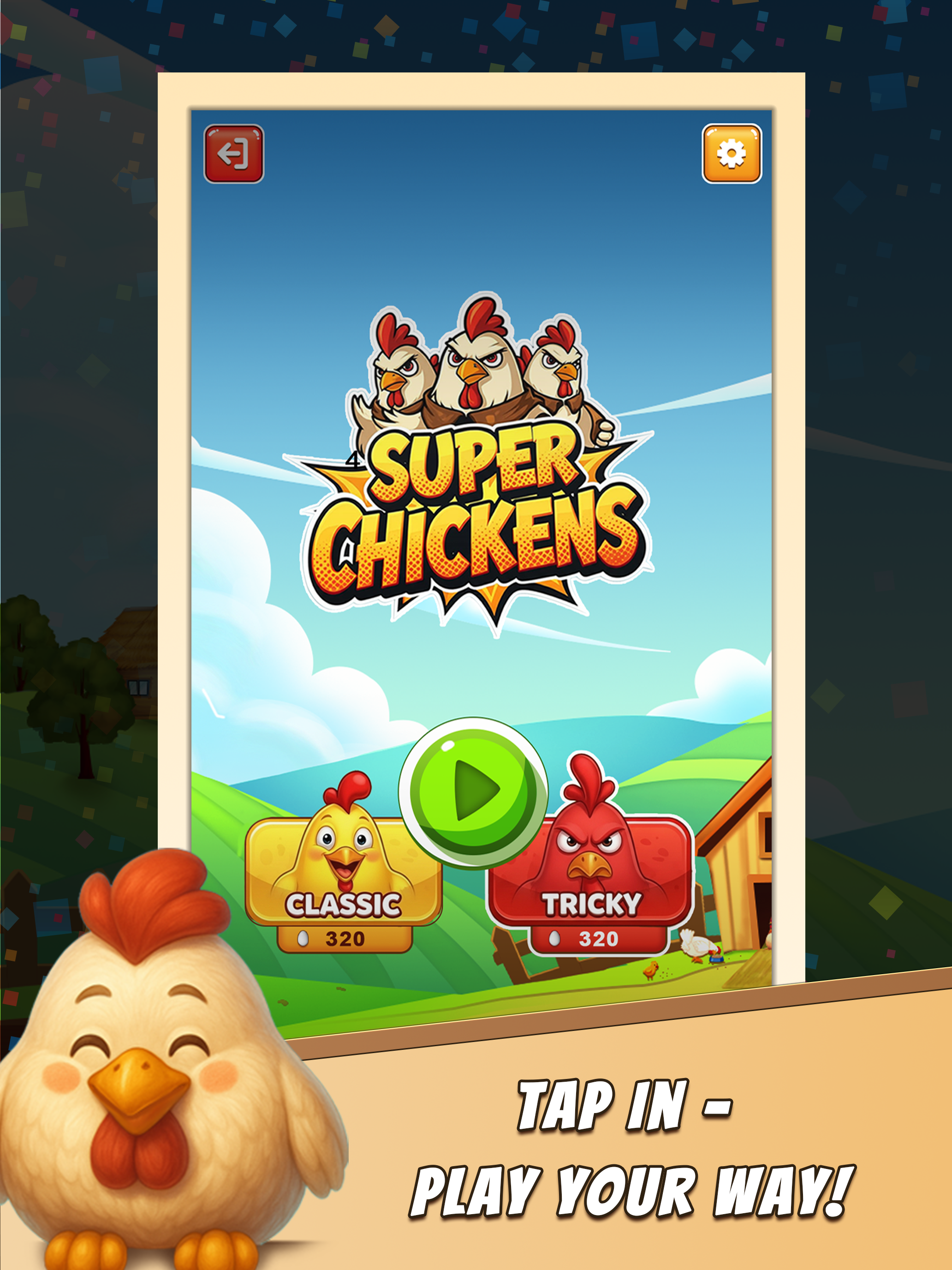 Super Chickens Promotional Banner 1